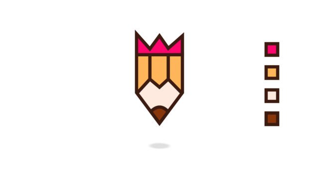 pencil logo design